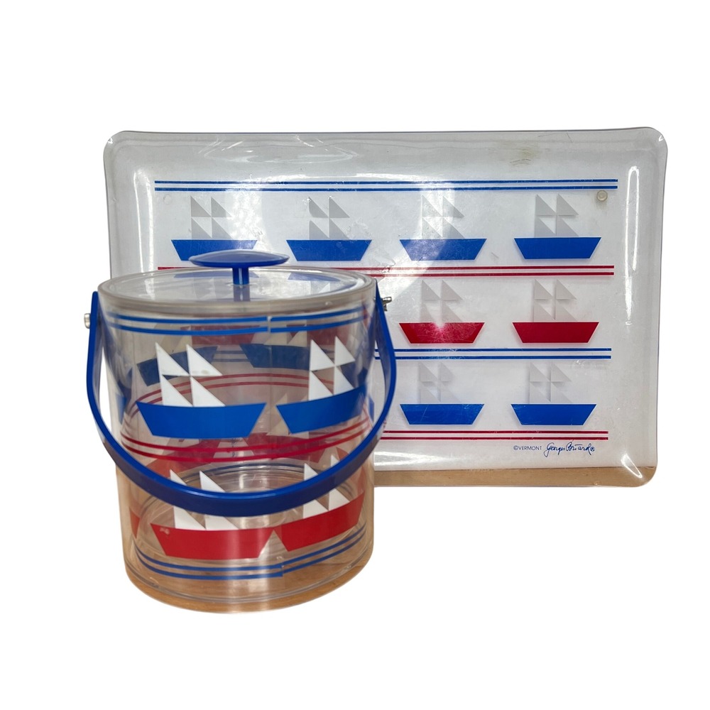 Georges Girard Ice Bucket‎ Tray Sailboat collection